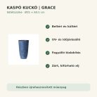 Grace sötétszürke kaspó tulajdonságok – Kaspó Kuckó