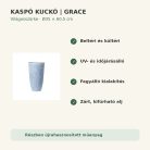Grace világosszürke kaspó tulajdonságok – Kaspó Kuckó