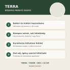 Fehér Terra közepes méretű kaspó fő tulajdonságai