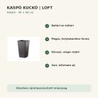 Fekete Loft kaspó fő tulajdonságai és előnyei