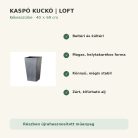 Kékesszürke Loft kaspó fő tulajdonságai és előnyei