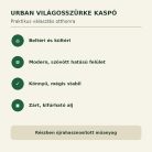 Urban világosszürke kaspó tulajdonságai beltéri és kültéri használathoz