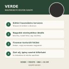 Fekete Verde nagyméretű kültéri kaspó fő tulajdonságai