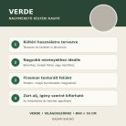 Világosszürke Verde nagyméretű kültéri kaspó fő tulajdonságai