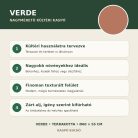 Terrakotta Verde nagyméretű kültéri kaspó fő tulajdonságai