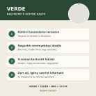 Fehér Verde nagyméretű kültéri kaspó fő tulajdonságai