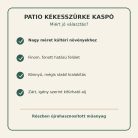Patio kékesszürke nagyméretű kaspó tulajdonságai