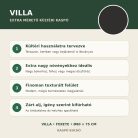 Fekete Villa extra méretű kültéri kaspó fő tulajdonságai