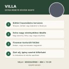 Kékesszürke Villa extra méretű kültéri kaspó fő tulajdonságai