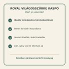 Royal világosszürke térelválasztó kaspó tulajdonságai
