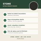 Fekete Stone extra méretű kaspó fő tulajdonságai
