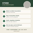 Világosszürke Stone extra méretű kaspó fő tulajdonságai