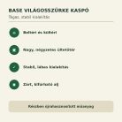 Base világosszürke kaspó tulajdonságai beltéri és kültéri használathoz