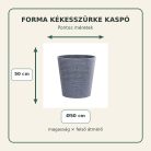 Forma kékesszürke kaspó méretei – 50 × 50 cm